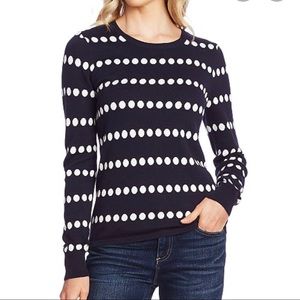 Vince Camuto dot sweater